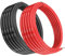 Makerfire 8 Gauge Silikondraht, 8 AWG 8,37 mm Elektrokabel 6 m, 3 m schwarz und 3 m rot, flexibel, 1650 Litzen, 0,08 mm verzinnter Kupfer-Hochtemperaturdraht für ferngesteuerte Autos, Marine, Drohnen