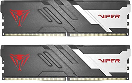 Patriot Viper Venom DDR5 de 64 GB (2 x 32 GB) a 6400 MT/s UDIMM para Juegos de Escritorio - Kit de Memoria PVV564G640C32K