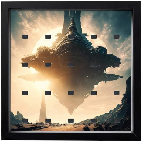 GetStones24 Vitrine für Lego® Figuren - 35x35cm Bilderrahmen - MF_0017