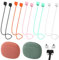 VireEyU Set de accesorios para auriculares de 7 piezas – 5 correas magnéticas anti-pérdida de silicona, 2 estuches de silicona para auriculares, para evitar la pérdida de los auriculares.