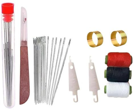 37Pcs Sewing Tool Set, Needle and Thread Kit,Sewing Accessories and Supplies, DIY Hand Made Craft Set,Ultra-Lightweight for Easy Handling and Portability, Sewing Working Kit for Beginners (1 Set)