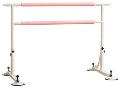 DJSKLDF Barra Ballet Equipo de Ejercicios Acero al Carbono Ajustable for Ejercicio Equilibrio Gimnasio en casa Sala Baile elástica Corporal para Danza(1.5m)