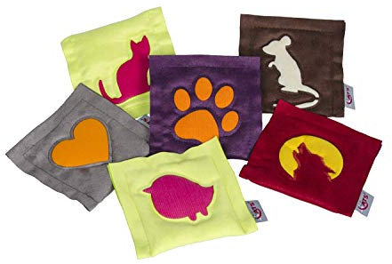 4cats Kissen mit Katzenminze, Mehrfarbig