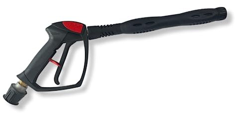 M&M Smartek Professional Hochdruckpistole AL55 M22AG - M22 AG 350bar 45 l/min. mit Nippel passend für Kärcher Kränzle Hochdruckreiniger HD & HDS wie Pistole 4.775-026.0 und 4.775-466.0 Pistole