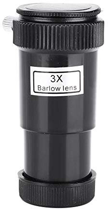 Goshyda 0,63 cm 3X Barlow lins, professionell 3X-förstoring Barlow Lens okular med M42x0,75 mm tråd, för 0,96 tum / 24,5 mm astronomi teleskop okular