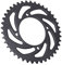 Fockety Corona 420 41 Denti 76mm, La Ruota Dentata della Catena del Motociclo in Acciaio Si Adatta alla Catena 420, Accessori per La Riparazione della Ruota Dentata Posteriore Nera per ATV