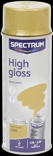 High Gloss Gold Spray Paint, peinture en aérosol haute brillance Gold Spectrum 400 ml