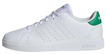 adidas - Advantage Base 2.0 Shoes Junior, Zapatos Bajos Que no Son de fútbol, FTWR White/FTWR White/Green,