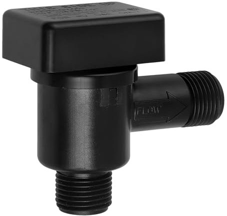 Clapet anti-retour d'eau à fermeture éclair robuste - Valve de contrôle du débit d'eau à fermeture éclair - Anti-retour efficace - Clapet anti-retour pour système d'eau de camping-car - Valve