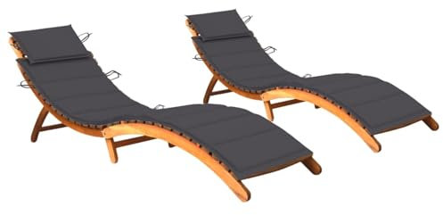 Festnight Gartenliege Holz Klappbar Doppelliege Outdoor 2 Personen Klappliege Doppel Sonnenliege Sonnenbett Massivholz Liege Outdoor Holzliege Outdoor Balkon