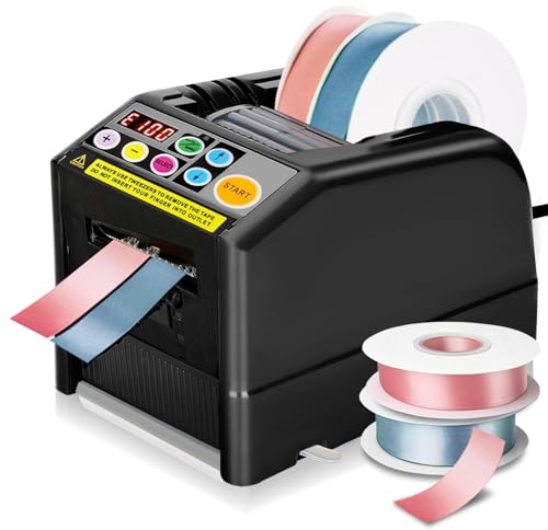 Distributore automatico di nastro, macchina da taglio manuale e automatica, macchina da taglio elettrica per nastro da imballaggio, larghezza 6-60 mm, lunghezza massima 999 mm, per ufficio, magazzino