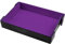 SIQUK Rettangolo Tavola per Dadi Vassoio per Dadi Magnetico PU e Velluto Tavola Dadi Pieghevole Dice Tray per DND RPG, Viola
