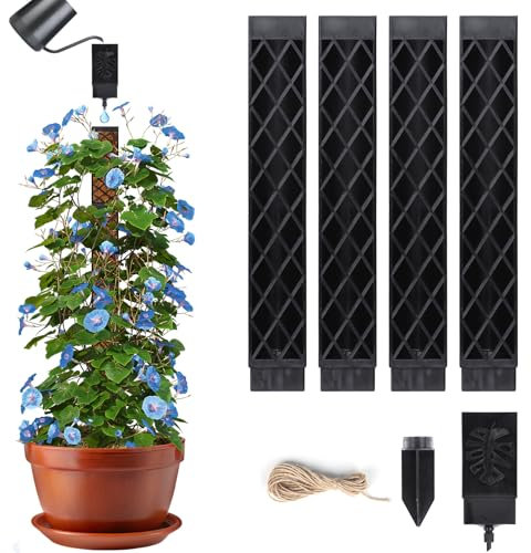 Monstera Staffa da arrampicata per piante da interno - Staffe per piante da interno da 103 cm, supporto per piante rampicanti, bastone da piantare, supporto per piante da edera con aiuto per