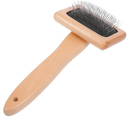 AUTSUPPL Cepillo Para Cardar Lana De Mano Madera Ergonómico Resistente Multifuncional Para Proyectos De Fieltro y Cuidado De Mascotas