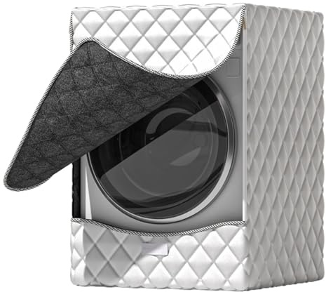 para lavadora, resistente a los rayos UV, 65 x 85 x 65 cm, para lavadora y secadora, cubierta de carga frontal, escudo aislado, para el hogar, al aire libre, baño, balcón