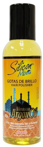 Silicon Mix - Gotas de Brillo con Aceite de Argán Hair Polisher - Unisex - 118 ml - Brillo instantáneo y reparación profunda sin frizz