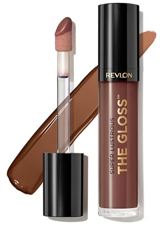 Revlon Super Lustrous Lip Gloss, High Impact Lipcolor with Moisturizing Creamy Formula, Infused with Agave, Moringa Oil, & Cupuacu Butter, Choco Crush (310)