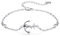 MEDWISE Anker Armband S925 Sterling Silber Anker Armband Frauen Unendlichkeits Armband Verstellbares Armbändchen Infinity Armband Schmuck Damen Geschenke für Damen Ehefrau Mädchen