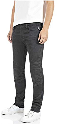 Replay Motorrad Jeans Motorradhose Motorradjeans Brake Jeanshose grau 32/32, Herren, Chopper/Cruiser, Ganzjährig