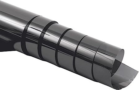 MOCNT Film de Teinte de Vitre Voiture 70% VLT Film Teinté de Fenêtre Fumée Noir Rouleau Autocollant Verre Film Teinte Solaire Protection Film de Verre Anti Regard 76cm X 300cm