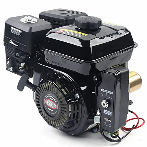 7,5 hk horisontell motor, 212 CC fyrtakts elstarter, OHV-bensinmotor i industriell kvalitet gokart motor för kompressor ogrässkärare gräsklippare vattenpump generator gräsklippare.