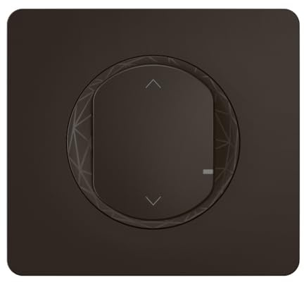 LEGRAND | Interrupteur Connecté Pour Volets Roulants, Céliane With Netatmo, Commande Manuelle Et À Distance, Compatible Avec Assistants Vocaux, Finition Noir Avec Plaque Noir Mat