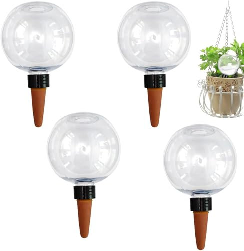 4 Piezas Globos De Riego Para Plantas, Riego Plantas Goteo Automatico Para Macetas, Autorriego Goteros De Bola De Riego, Sistemas De Picos De Riego Por Goteo, Dispositivo De Riego Por Goteo, 500ml