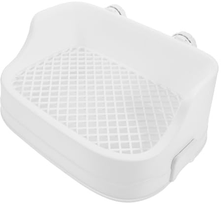 Abaodam Toilette pour et Petits Animaux Bac Litière Facile à Nettoyer Entrée Basse pour Cochons Dinde Hamsters Bac Toilette Compact pour Cages et Sol Accessoire Dhygiène pour Rongeurs