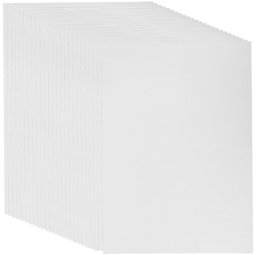Hoement A5 White Texture Document Binder Covers 100 Sheets Pack, Grain Paper Report Covers for Office and School Projects, Thermal Binding Folder Accessories