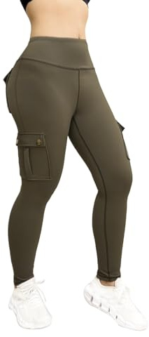 Dam sportleggings elastiska hög midja yogabyxor andas sportbyxor långa löparbyxor dam bomull träningsbyxor för yoga gym vardag