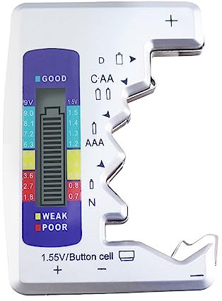 Digital Universal Battery Tester Battery Checker for C AA AAA D N 9V 1.5V ButtonCell Small Mini Batteries