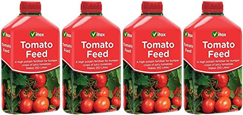 Vitax 5LT1 Tomatendünger, flüssig, 1 l, 4 Stück