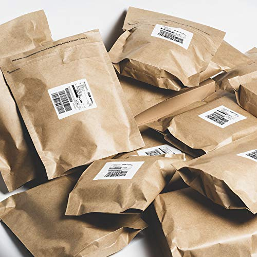 RUSPEPA Kraft Paper Poly Envelopes Mailer, Self Seal Shipping Bags, 100% Recyclable, Reusable Packaging Great Idea for T-shirt Clothing Shipping Bag - 25 Pack (Kraft, 11.5 x 15.5 inches)