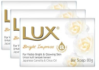 Lux Bright Impress Camellia & Citrus Oil Seife | 3 Soap Bars