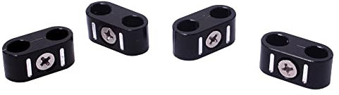 ZeNaha 4 Teile/Satz Motorrad Bremse Gaszug Klemme Clip Halter Organizer Draht Linie Klemme Kompatibel mit Harley 1984-2021