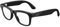 Ray-Ban Meta Smart-Brille - Wayfarer, Rahmen: glänzend schwarz, Gläser: klar, Regular