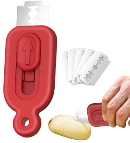 Lame Boulanger, Couteau À painn Avec 5 Lames, Lame À painn, Lame Pour Pâte, Couteau De Boulanger Lame A painn Boulanger, Grignette Lame A painn Porte Lame Boulanger Pour Grigner Pâte Graver painn