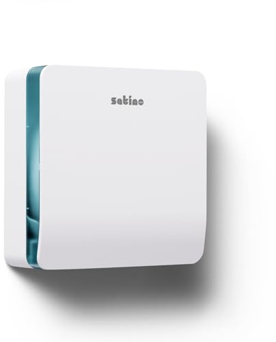 Satino HYGINITY Jumbo Toilettenpapier Spender - Made in Germany – Toilettenpapierspender mit Füllstandsanzeige - für Gewerbe & Industrie – weiß