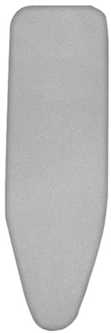 Strykjärnsöverdrag för strykbräda 100 x 34 cm bordsstrykbrädsöverdrag, värmeflekterande ersättningsöverdrag för fläckavvisande bomullskuddar, ersättningsöverdrag för strykbräda med elastisk kant
