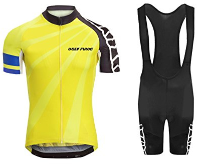 UGLY FROG Bike Wear Promocion Manga Corta Maillot Ciclismo+Bib Pantalones Cortos Gel Pad Set De Hombre Verano Ropa De Triatlon Ropa ESHSJ08