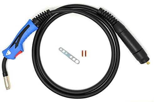 ELCAN AK15 - MB15 Schweißbrenner inklusive 3m Schlauchpaket, Profi-Schweißzubehör für MIG MAG Schutzgas Schweißgeräte mit Eurozentralanschluss (MB15-Brenner)