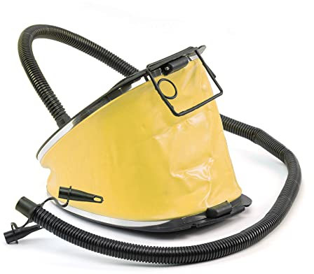 THE SECRET HOME - Gonfiatore - Pompa da Terra - Gonfiatore Portatile - per Materassino, Campeggio, Piscina, Giocattoli (5 l)