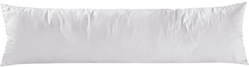 Pure Label Mako Satin Seitenschläferkissen 40x145 cm aus Baumwolle in weiß - Traumhaft weicher Kissenbezug für Seitenschläfer passend zu unserer Bettwäsche Sets