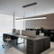 Mikeru Lampada a Sospensione Moderna a LED Dimmerabile 100cm Illuminazione a Isola Della Cucina Con 3000/4500/6000k 3 Colori 10% Luminosità Regolabile Con Telecomando per Sala Da Pranzo
