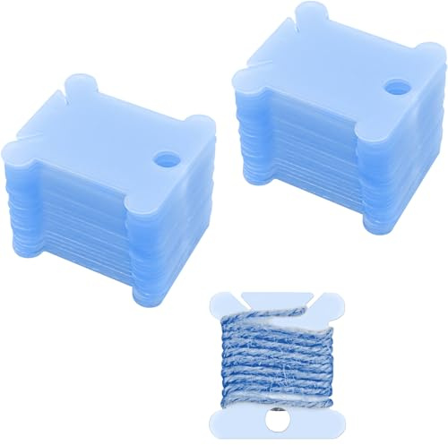 LICQIC Avvolgitore manuale per filo a punto croce, design in plastica per lavori e cucito facili
