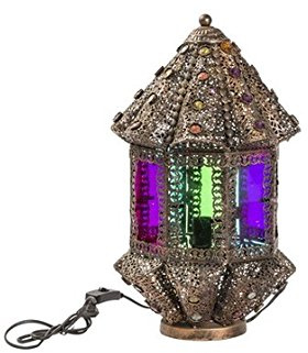 Lampada da tavolo lanterna, Stile Etnico, orientale