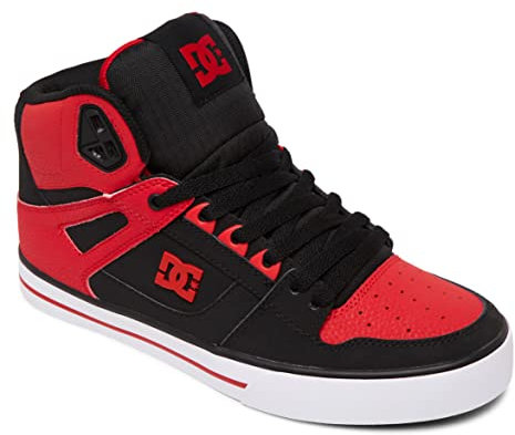 DC Shoes Herren Pure High-top Wc Schuh, Fiery Red White Black, 44 EU