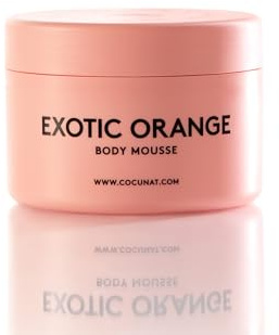 COCUNAT - Exotic Orange - Mousse Corporal Hidratante y Reafirmante 24h - Aroma Cítrico - Manteca de Karité - Piel Extra Suave - Rápida Absorción - Sin Siliconas - 200ml