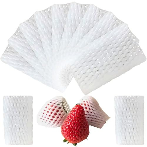 Lpitoy Manchons De Protection en Filet De Mousse, 1000 Pièces, Protection Antichoc, De Transport De Fruits, Maille, Bouteille d'alcool, Manchons De Protection