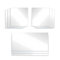 Vidsmow 9 PCS Feuilles Autocollantes Miroir Flexibles, Non en Verre, pour Carrelage, Décoration Murale et Bricolage, Dimensions 15 x 15 cm et 15 x 23 cm, Miroirs Adhésifs pour Créativité